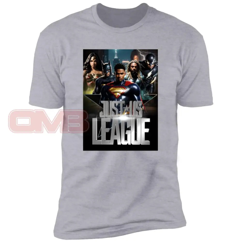 Just Us League Heather Grey / X-Small T-Shirts