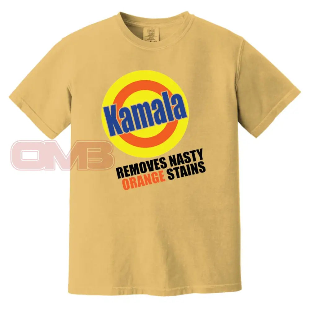 Kamala - Removes Orange Stains Basic Or Heavyweight Nasty Stains1 / Mustard S Apparel