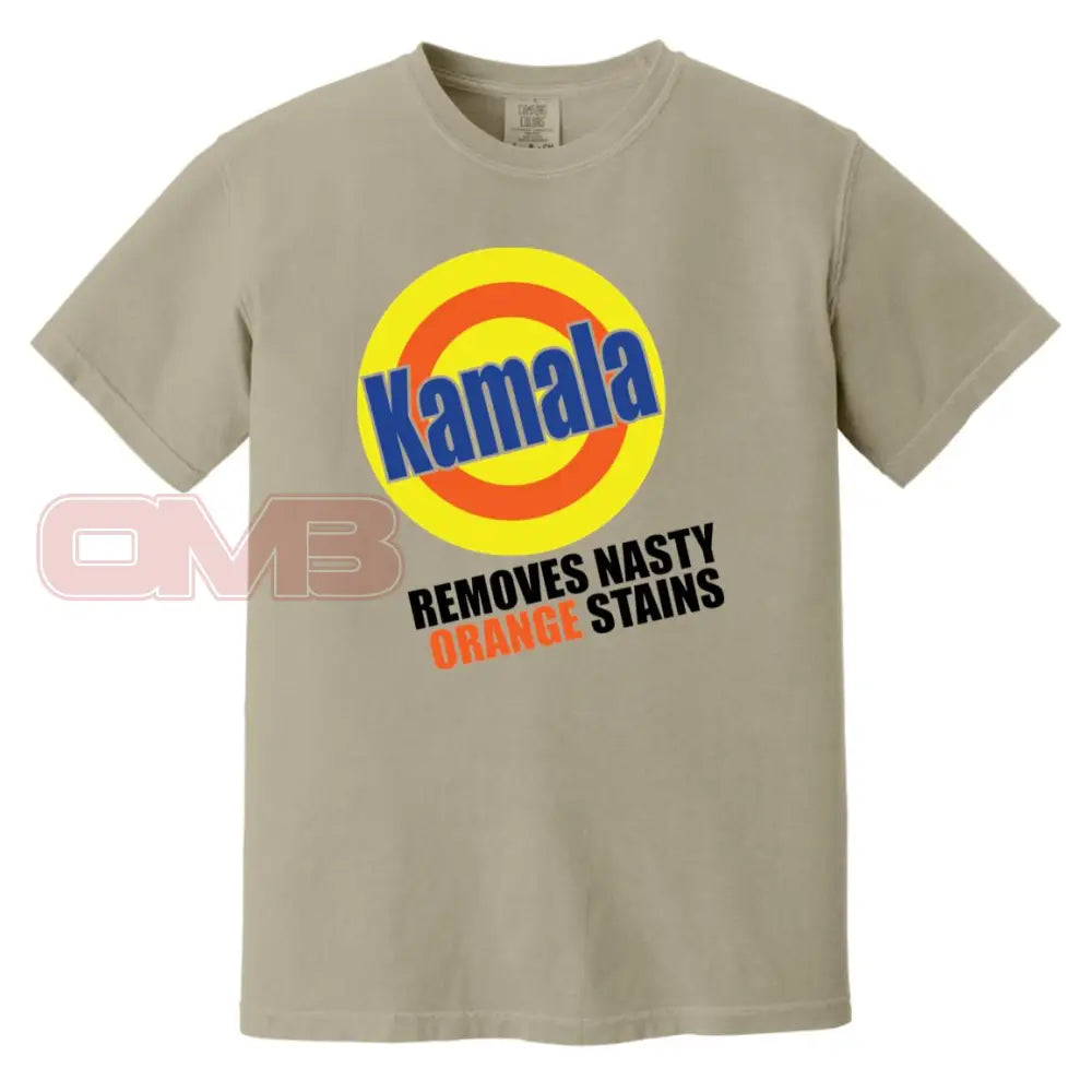 Kamala - Removes Orange Stains Basic Or Heavyweight Nasty Stains1 / Sandstone S Apparel