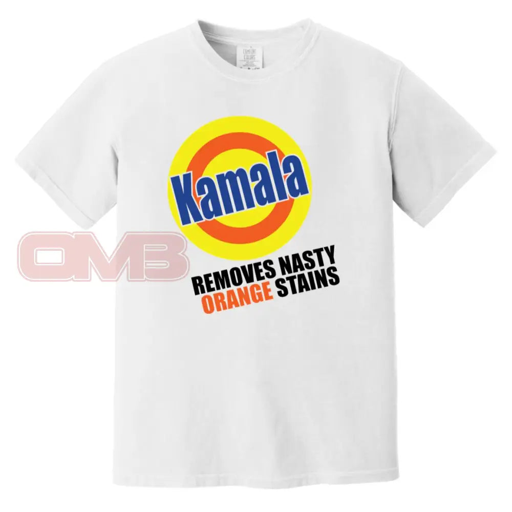 Kamala - Removes Orange Stains Basic Or Heavyweight Nasty Stains1 / White S Apparel