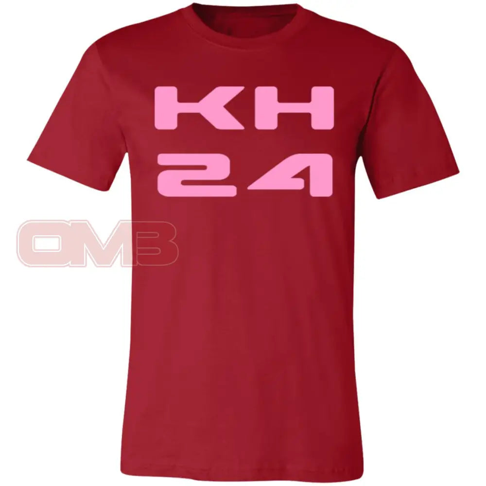 Kh24 Pink T-Shirt Canvas Red / X-Small T-Shirts