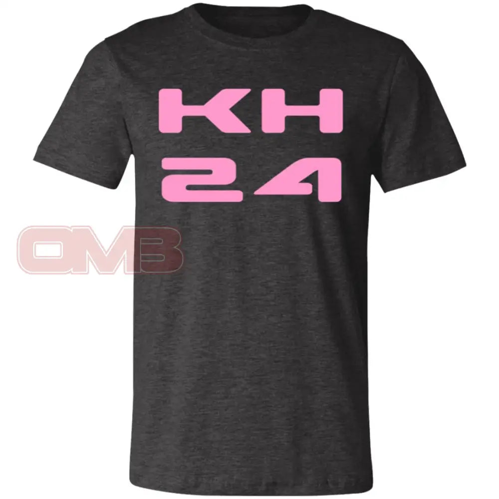 Kh24 Pink T-Shirt Dark Grey Heather / X-Small T-Shirts