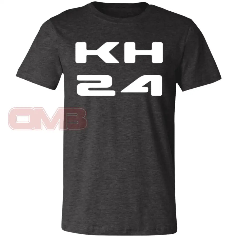 Kh24 White T-Shirt Dark Grey Heather / X-Small T-Shirts