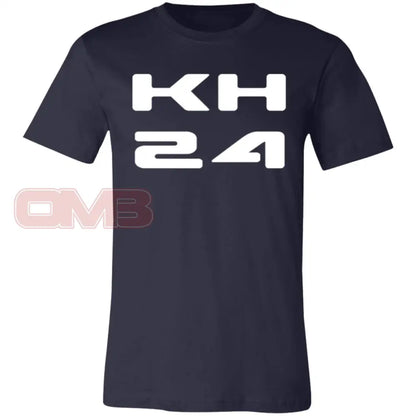 Kh24 White T-Shirt Navy / X-Small T-Shirts