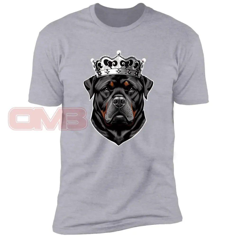 King Rottweiler Heather Grey / S T-Shirts