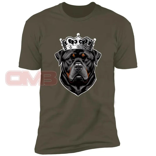 King Rottweiler Military Green / S T-Shirts