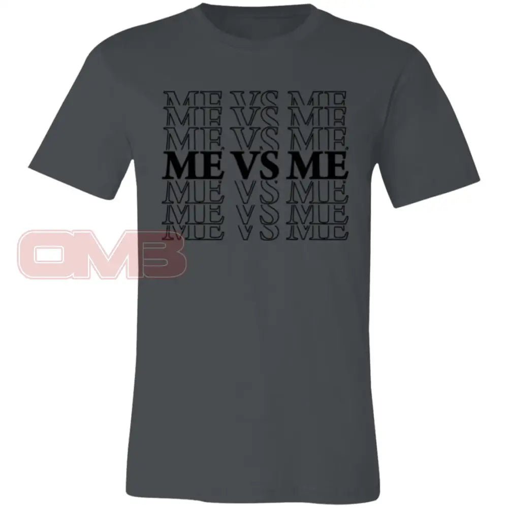 Me Vs. (Crew Or V-Neck) Crew Neck / Asphalt X-Small Apparel