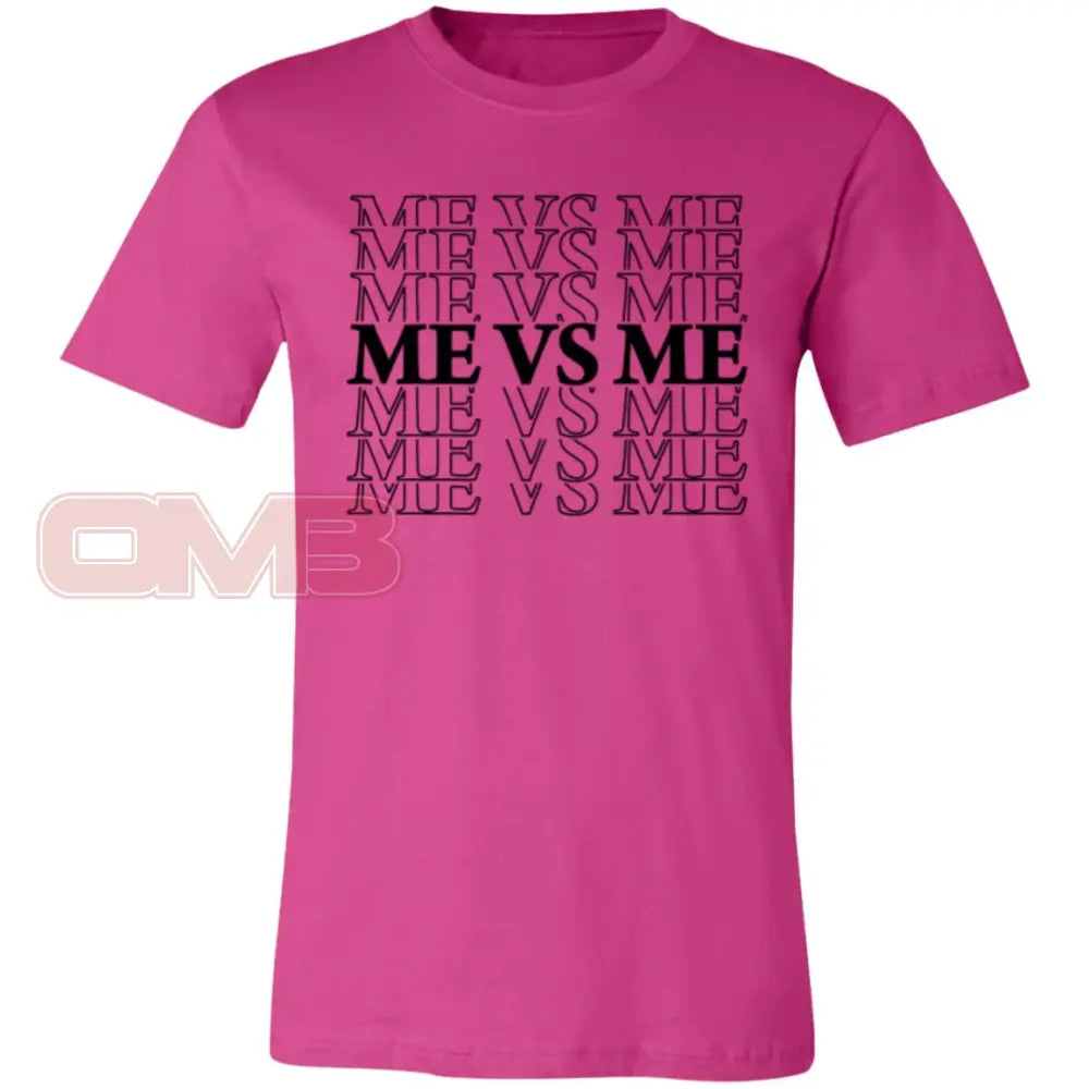 Me Vs. (Crew Or V-Neck) Crew Neck / Berry X-Small Apparel