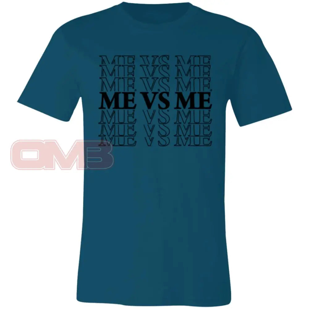 Me Vs. (Crew Or V-Neck) Crew Neck / Deep Teal X-Small Apparel