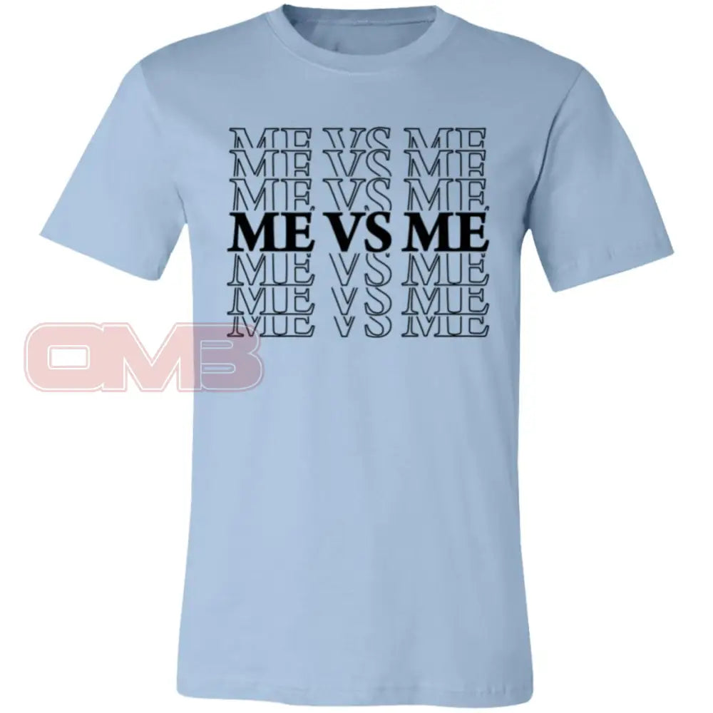 Me Vs. (Crew Or V-Neck) Crew Neck / Light Blue X-Small Apparel