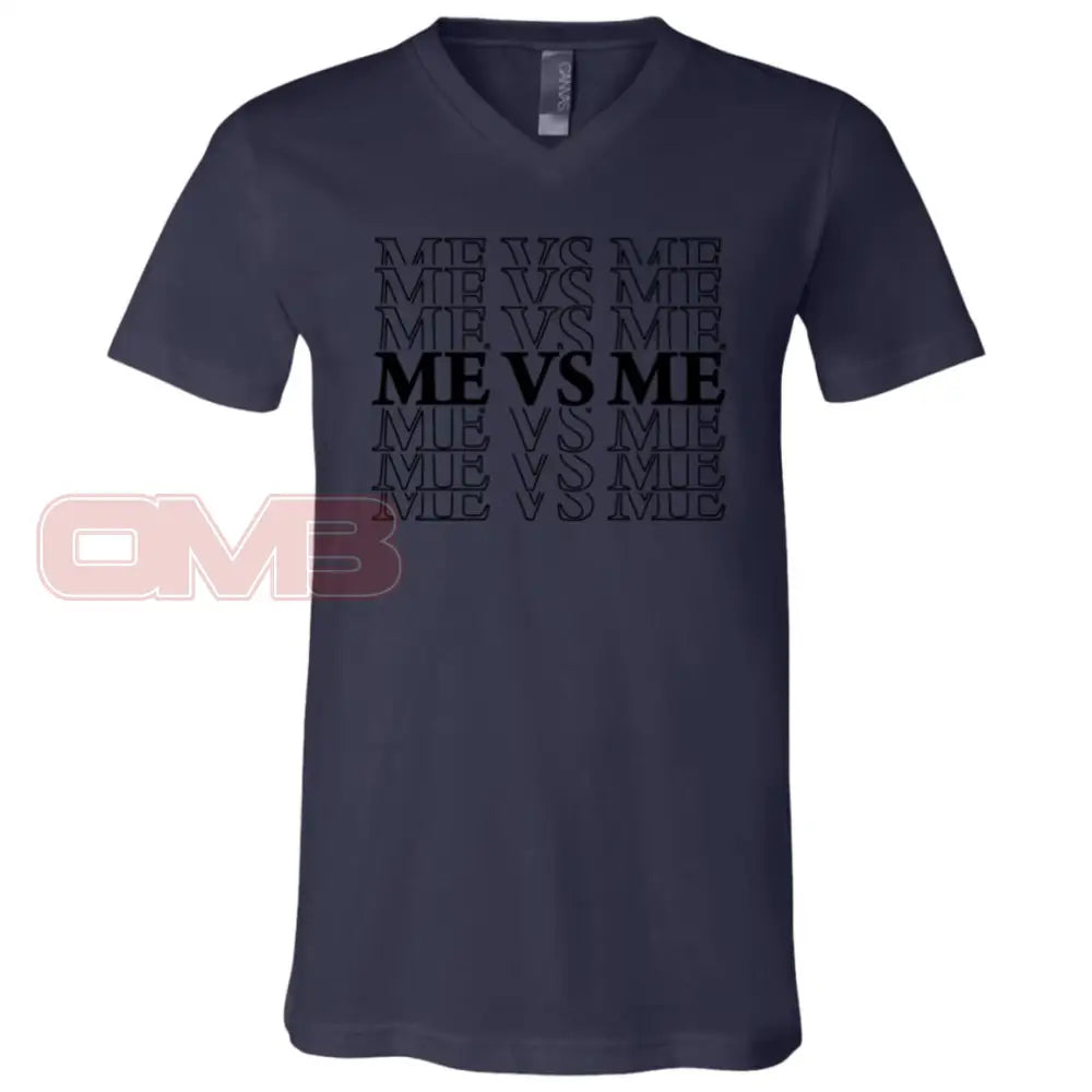 Me Vs. (Crew Or V-Neck) V-Neck / Navy X-Small Apparel