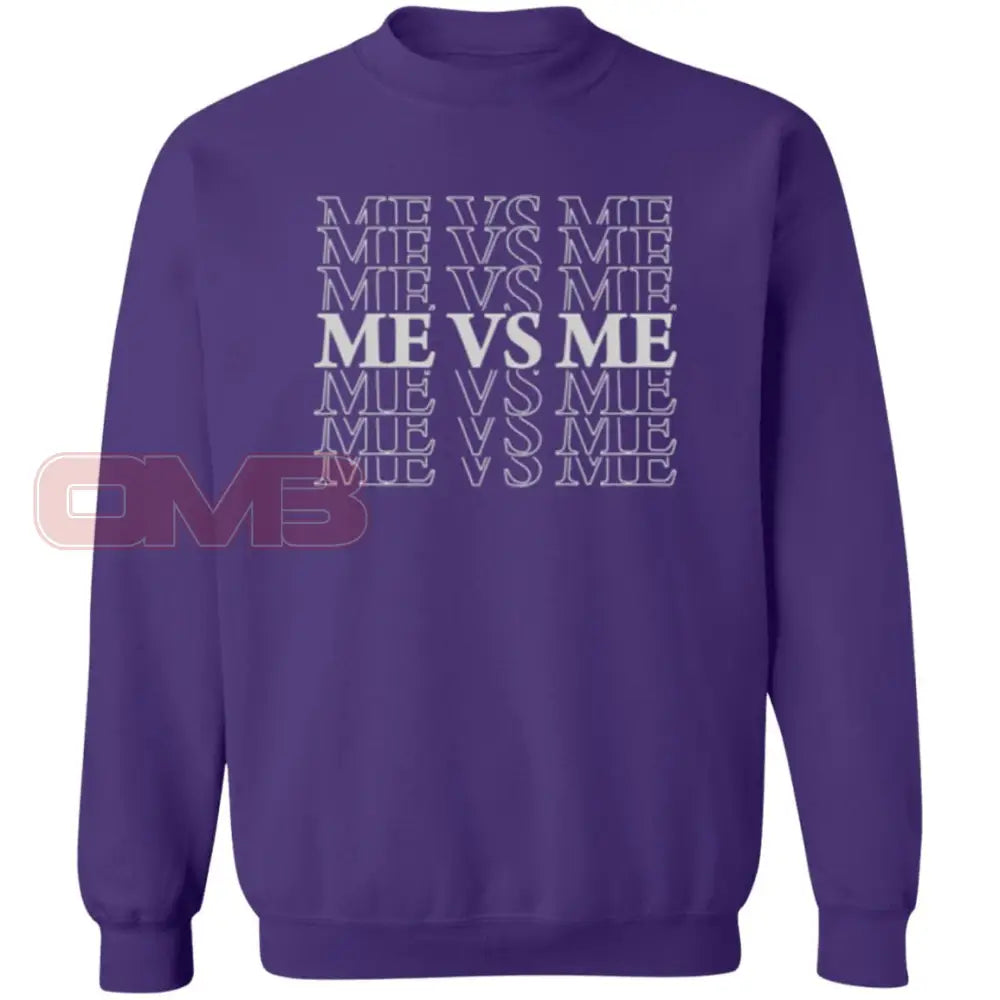 Me Vs. Sweatshirt Purple / S Sweatshirts