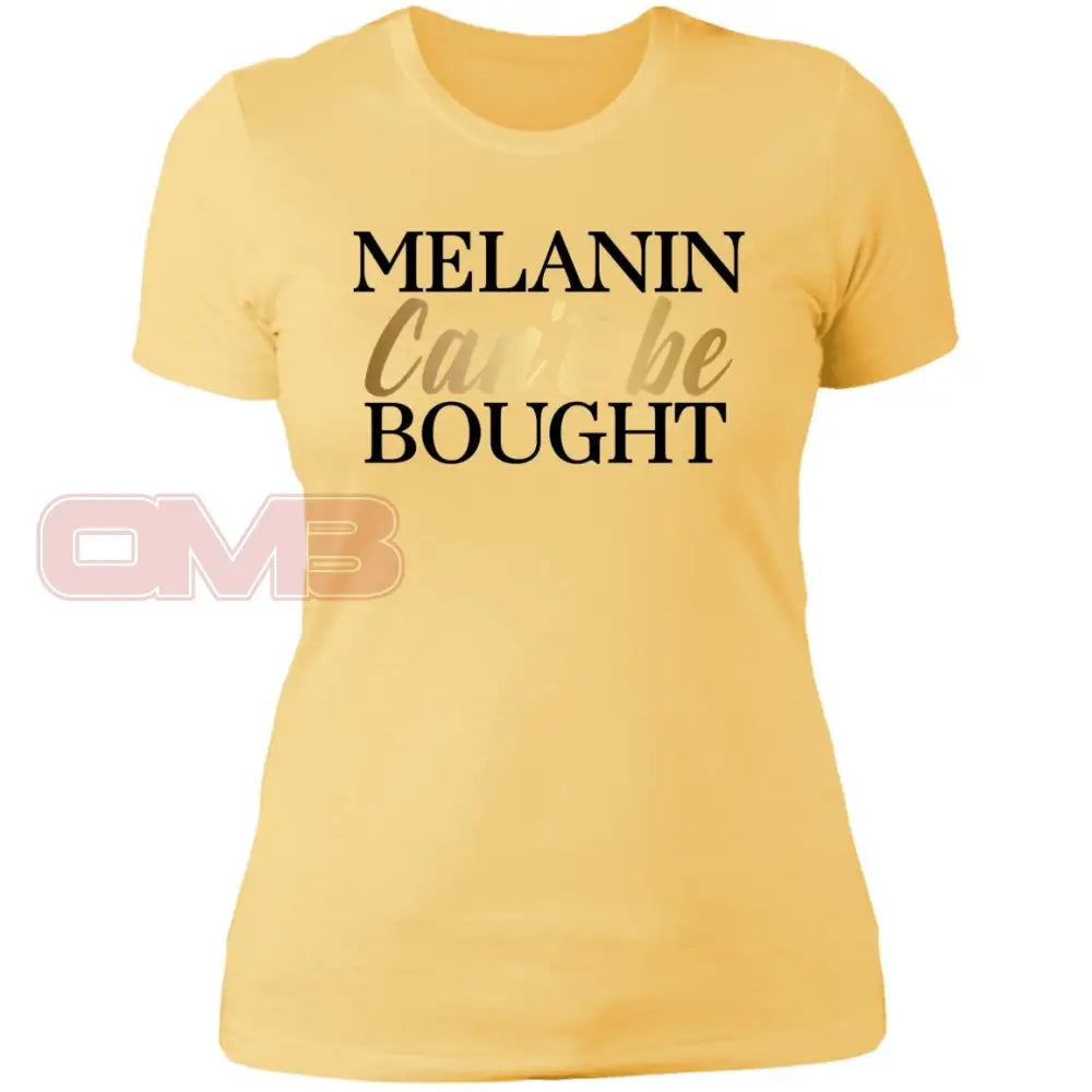 Melanin Cant Be Bought Banana Cream/ / X-Small T-Shirts