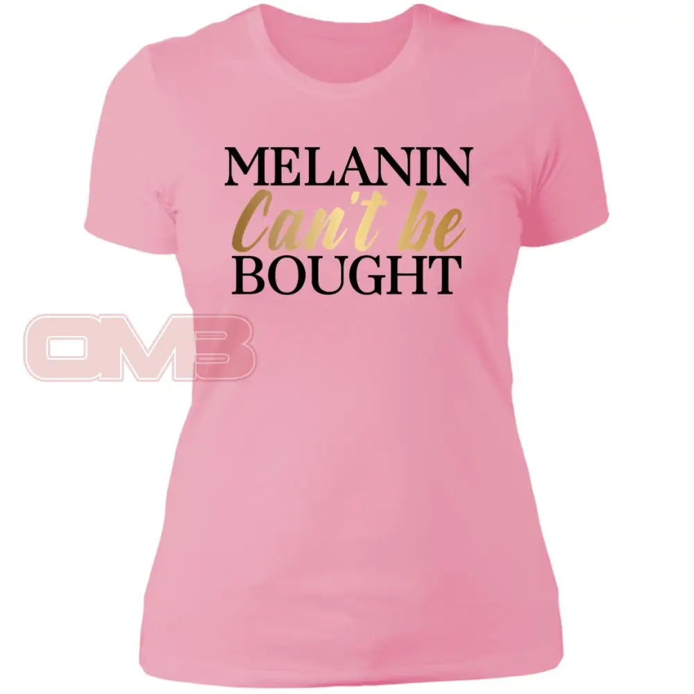 Melanin Cant Be Bought Light Pink / X-Small T-Shirts