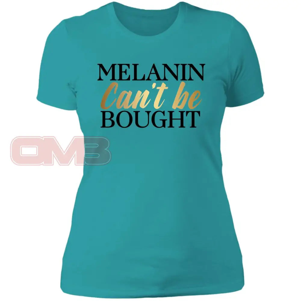 Melanin Cant Be Bought Tahiti Blue / X-Small T-Shirts