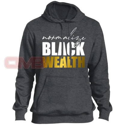 Normalize Black Wealth Premium Hoodie Graphite Heather / X-Small Sweatshirts