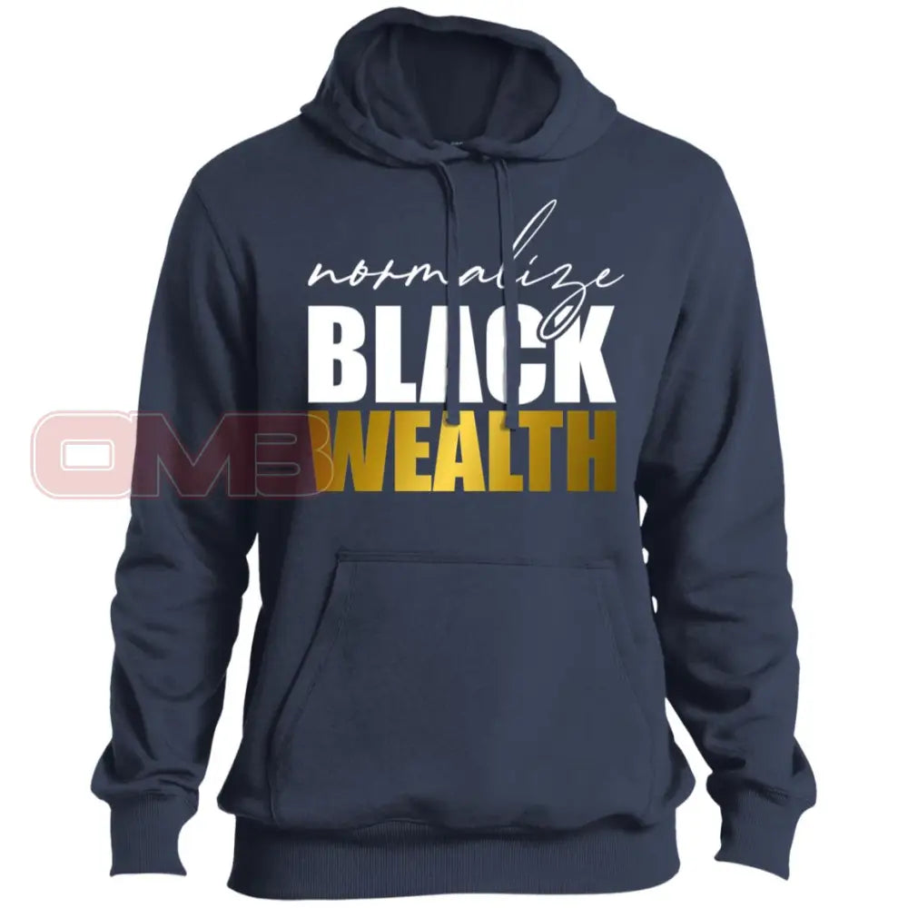 Normalize Black Wealth Premium Hoodie True Navy / X-Small Sweatshirts