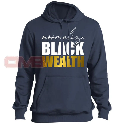 Normalize Black Wealth Premium Hoodie True Navy / X-Small Sweatshirts