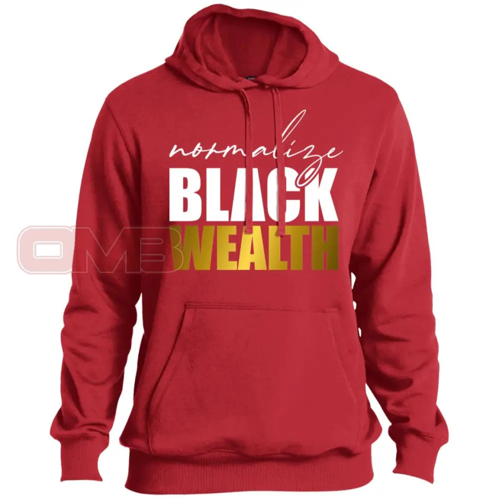 Normalize Black Wealth Premium Hoodie True Red / X-Small Sweatshirts