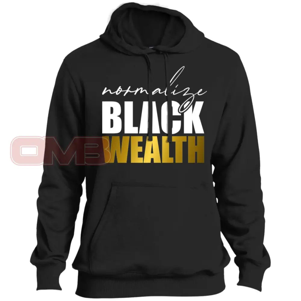 Normalize Black Wealth Premium Hoodie Black / X-Small Sweatshirts