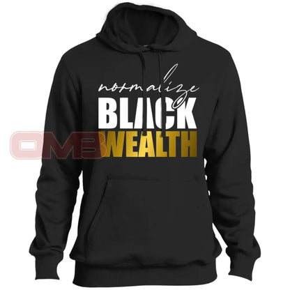 Normalize Black Wealth Premium Hoodie Black / X-Small Sweatshirts