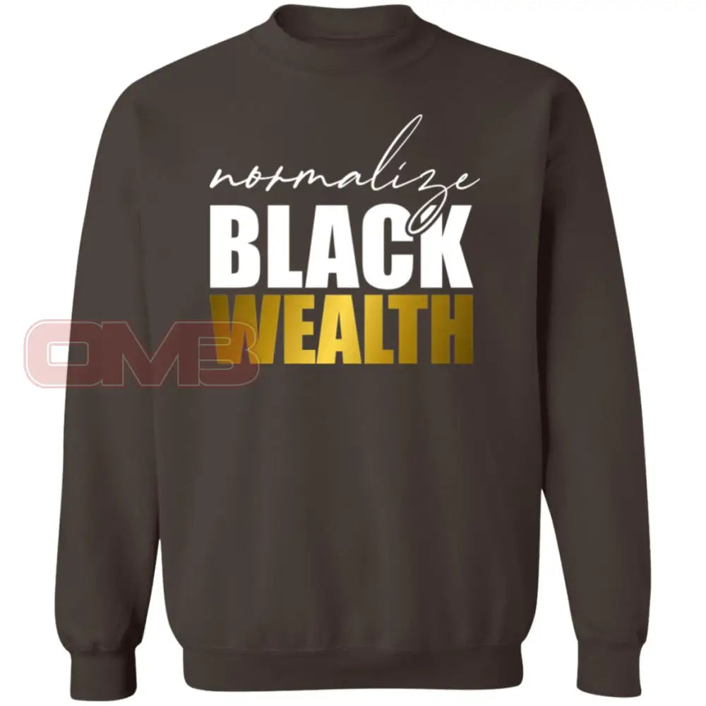 Normalize Black Wealth Sweatshirt Dark Chocolate / S Sweatshirts