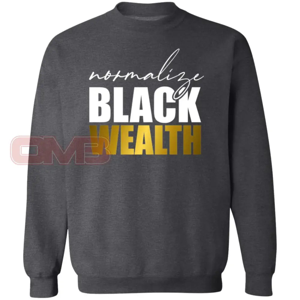 Normalize Black Wealth Sweatshirt Dark Heather / S Sweatshirts