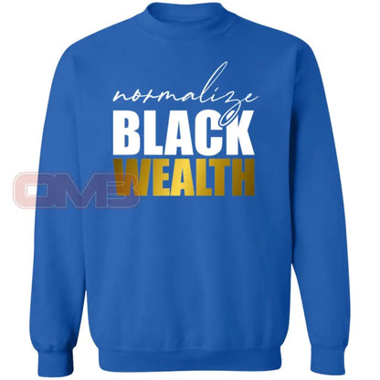 Normalize Black Wealth Sweatshirt Royal / S Sweatshirts