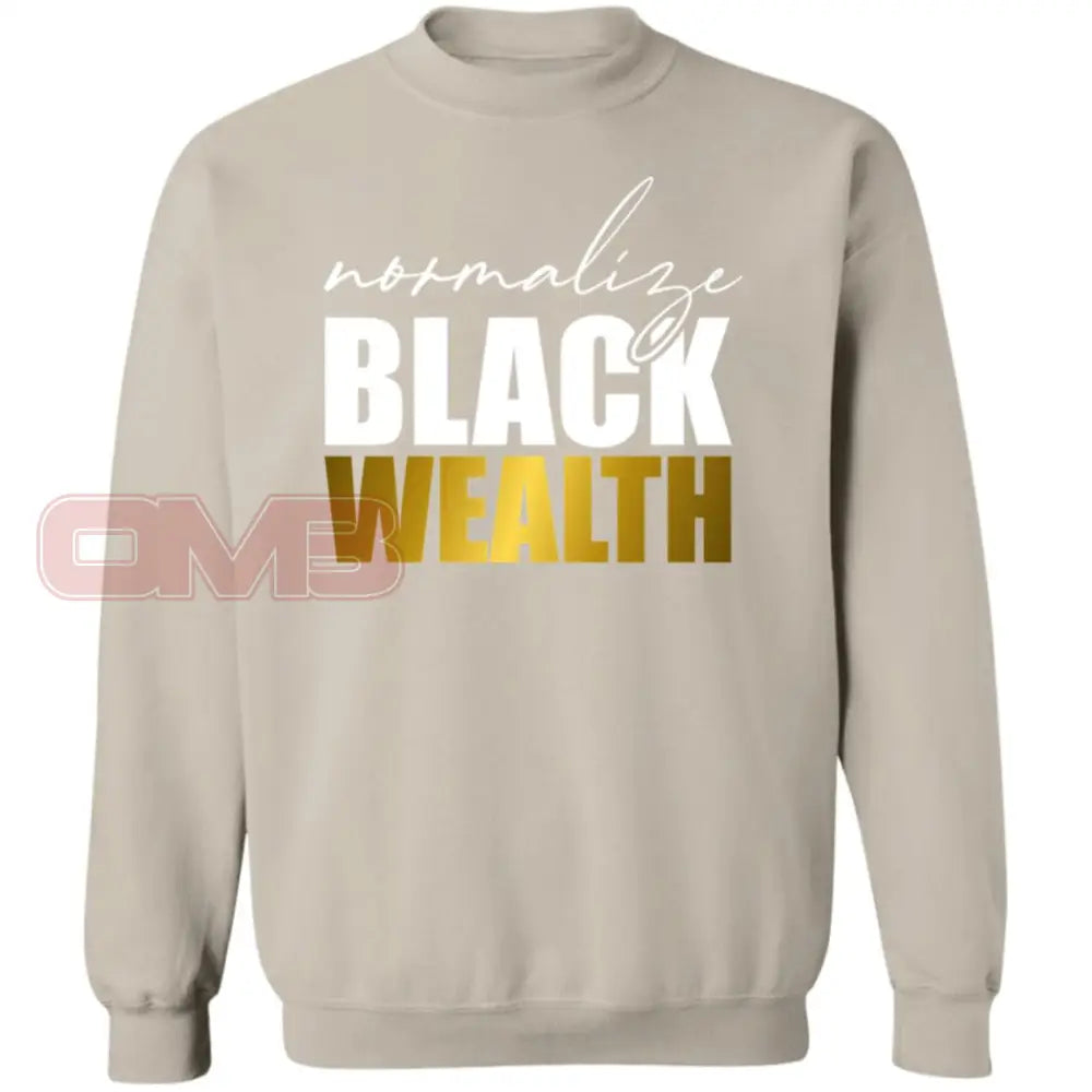 Normalize Black Wealth Sweatshirt Sand / S Sweatshirts