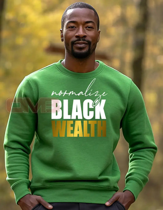 Normalize Black Wealth Sweatshirt Sweatshirts