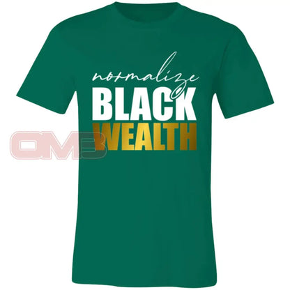 Normalize Black Wealth Tee Kelly / X-Small T-Shirts