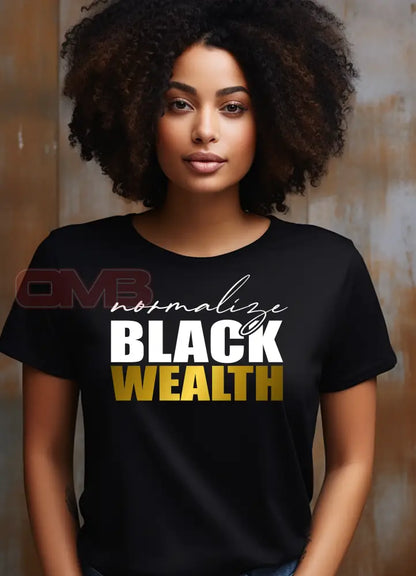 Normalize Black Wealth Tee T-Shirts