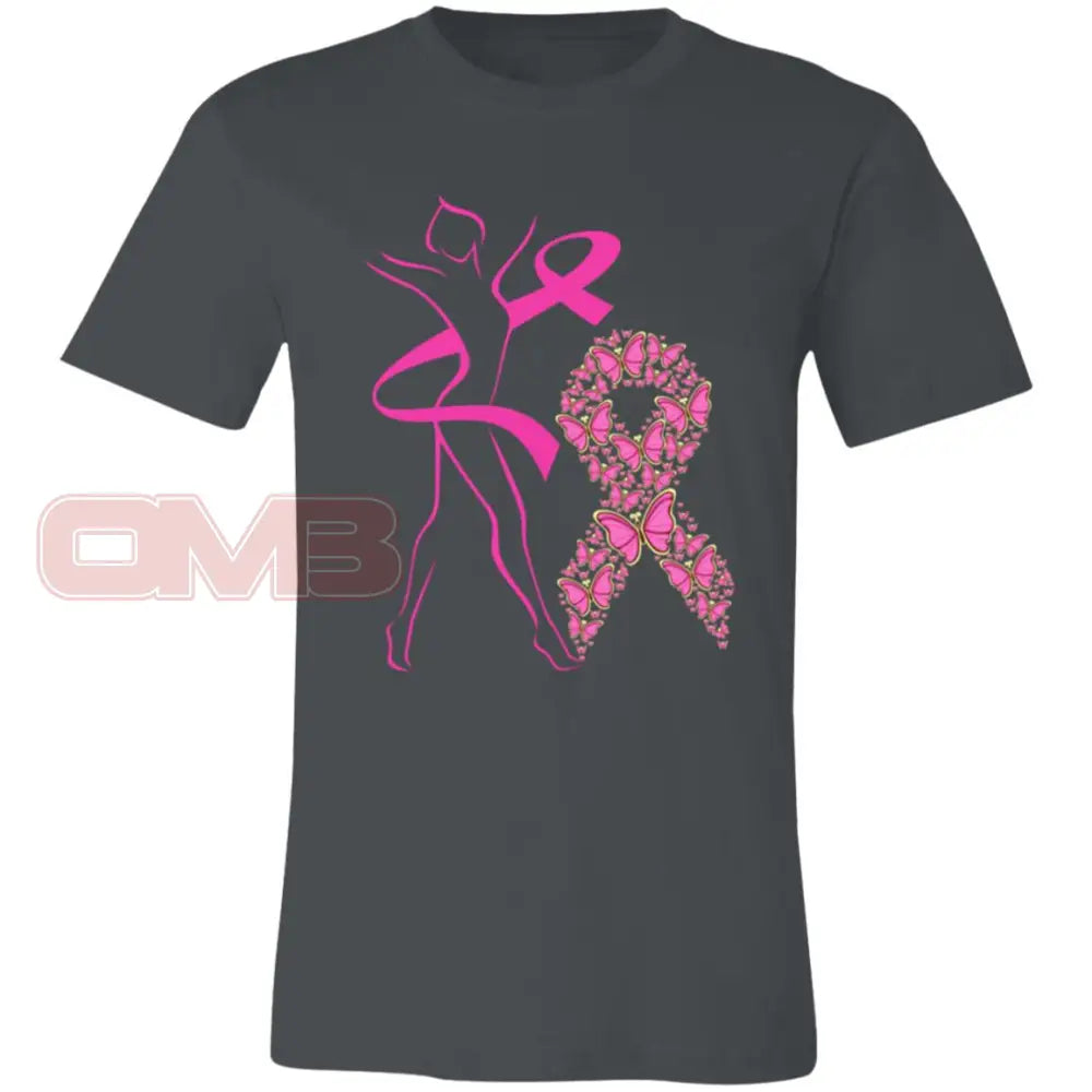 Pink Ribbon - Bca Asphalt / X-Small T-Shirts