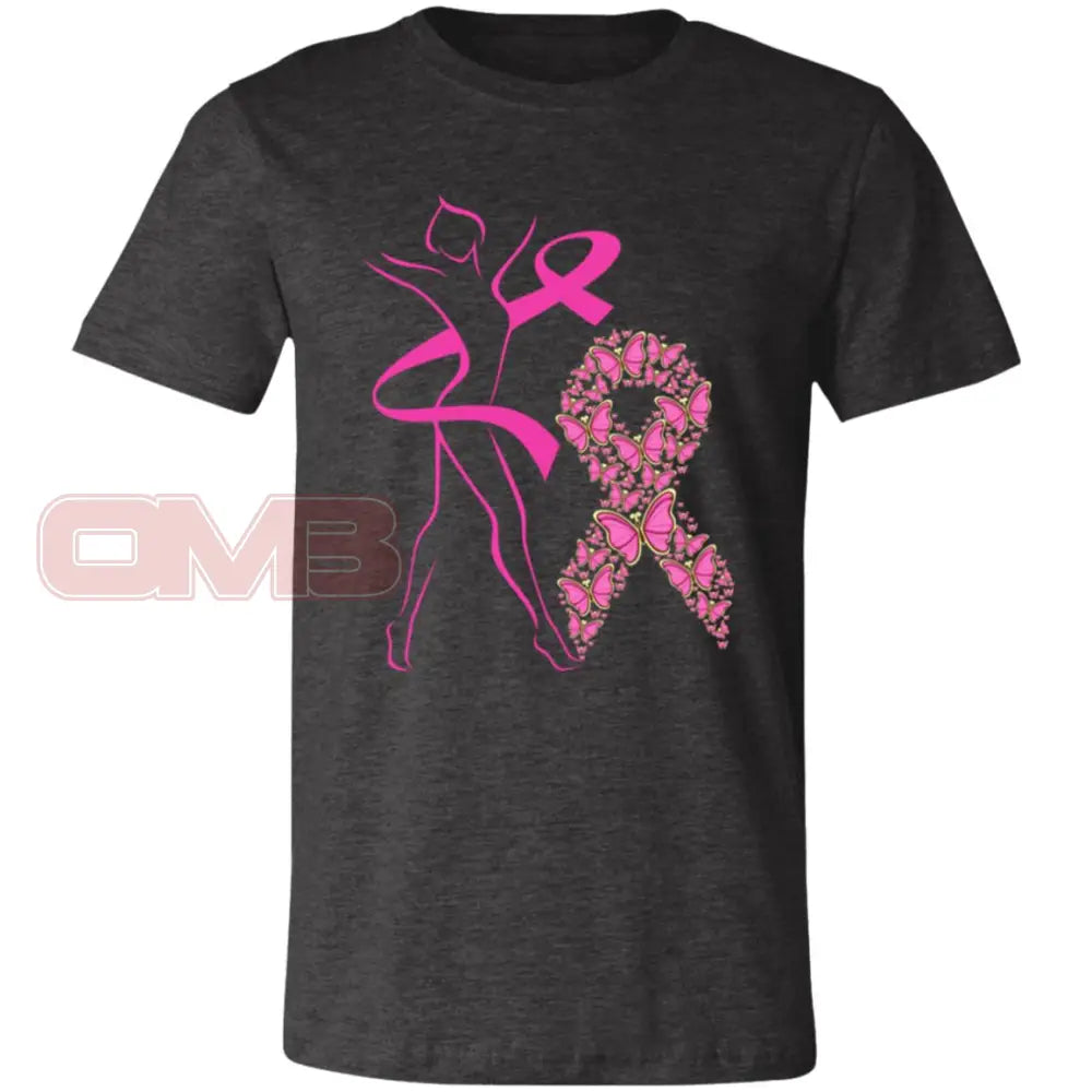 Pink Ribbon - Bca Dark Grey Heather / X-Small T-Shirts