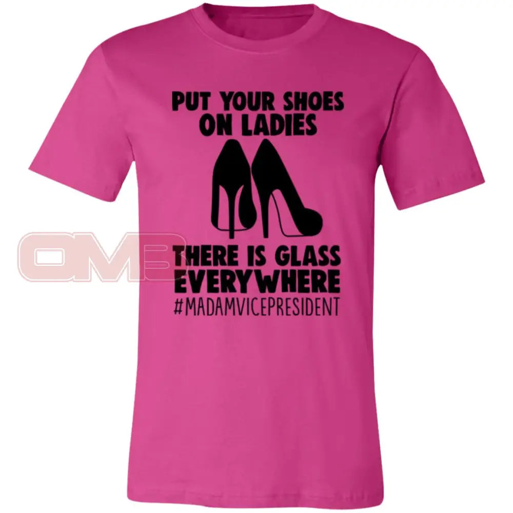 Put Your Shoes On Ladies Tee Berry / X-Small T-Shirts