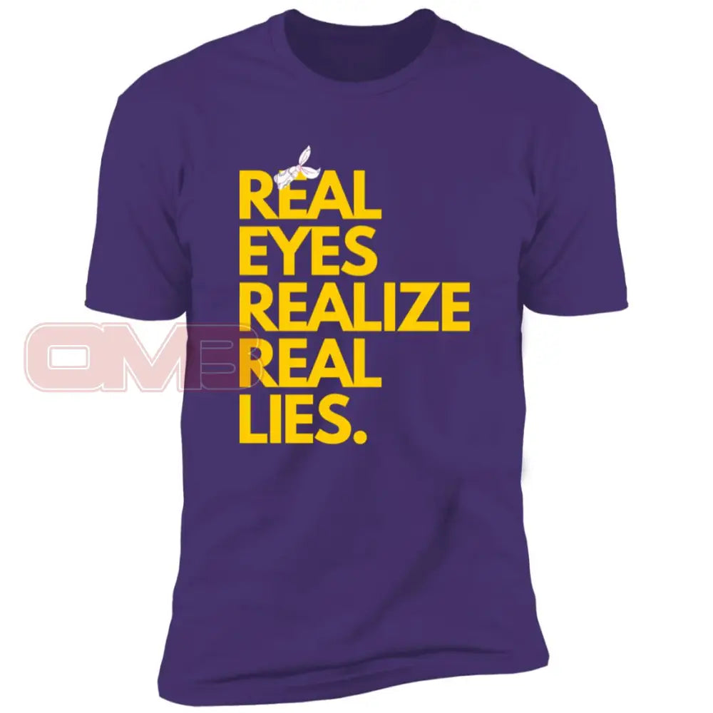 Real Eyes Realize Lies Purple Rush/ / X-Small T-Shirts