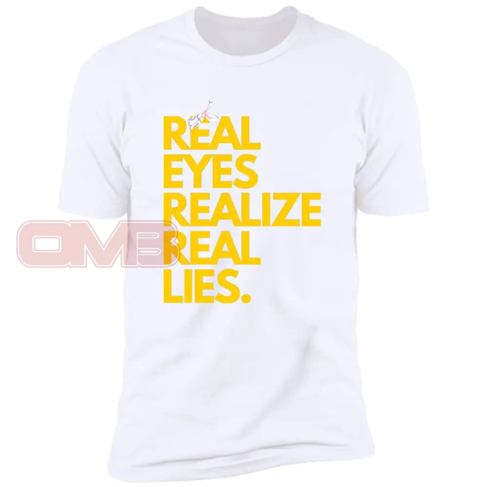 Real Eyes Realize Lies White / X-Small T-Shirts