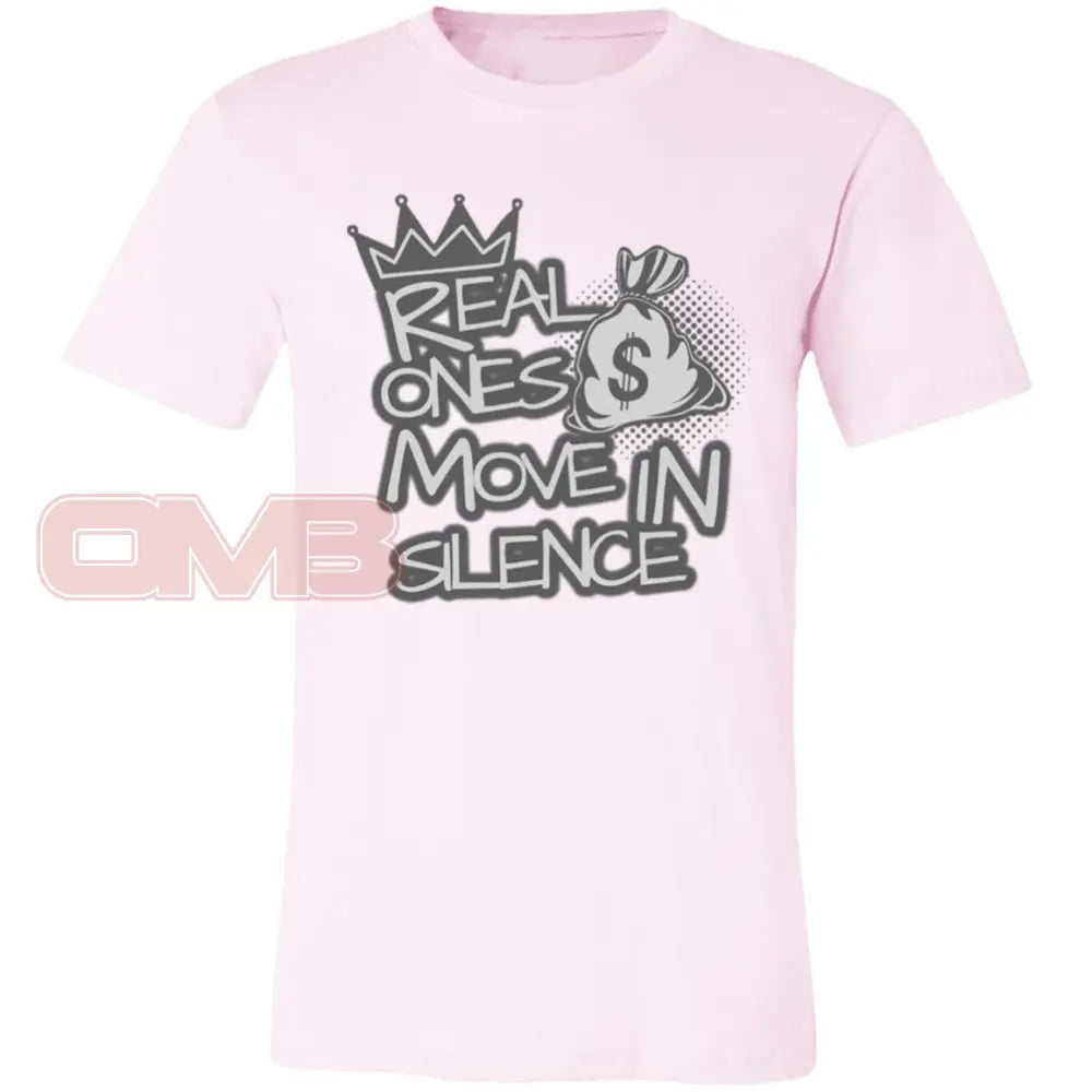 Real Ones Move In Silence Soft Pink / X-Small T-Shirts