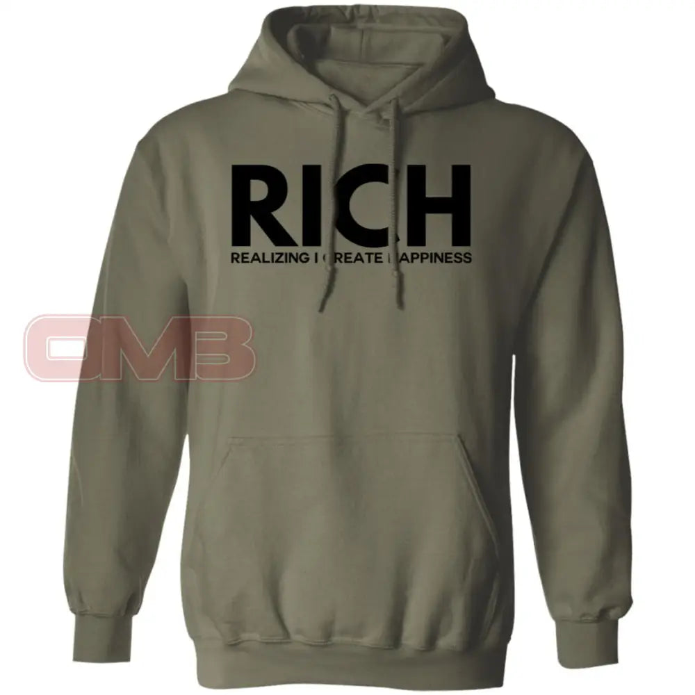 Rich Hoodie Military Green / S Sweatshirts