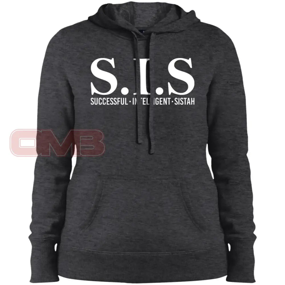 S.i.s. Successful Intelligent Sistah Hoodie Graphite Heather / X-Small Sweatshirts