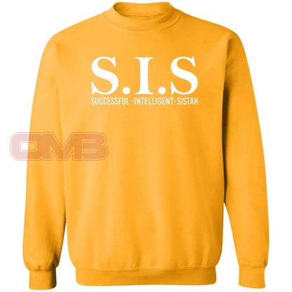 S.i.s. Successful Intelligent Sistah Sweatshirt Gold / S Sweatshirts