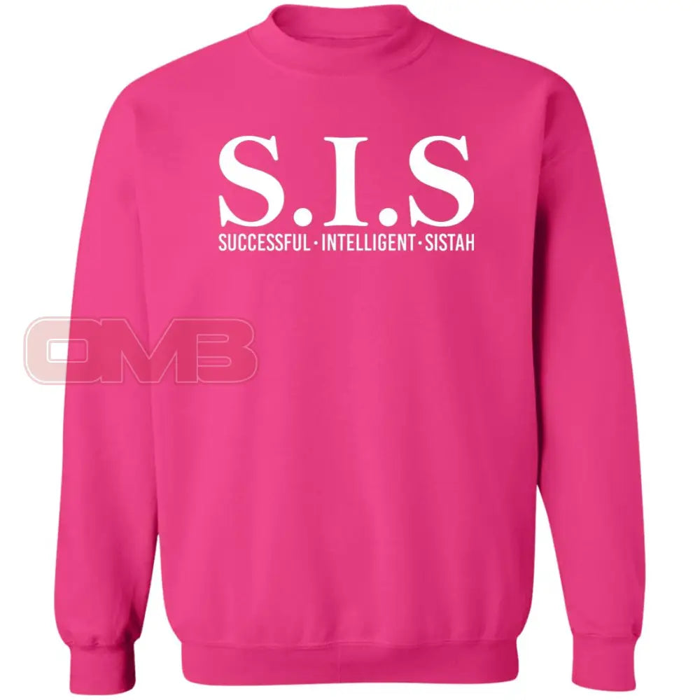 S.i.s. Successful Intelligent Sistah Sweatshirt Heliconia / S Sweatshirts