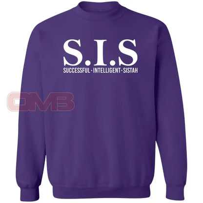 S.i.s. Successful Intelligent Sistah Sweatshirt Purple / S Sweatshirts