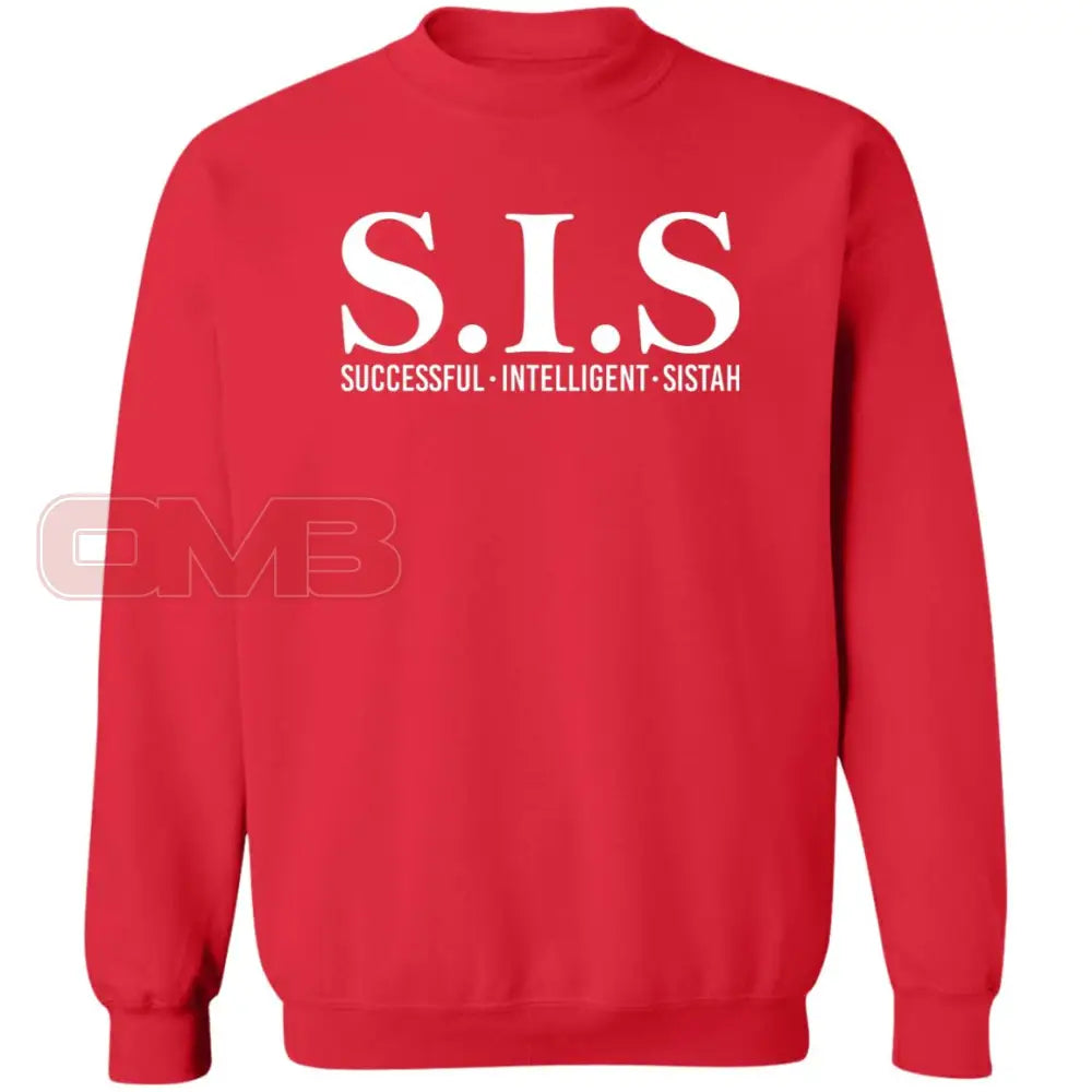 S.i.s. Successful Intelligent Sistah Sweatshirt Red / S Sweatshirts