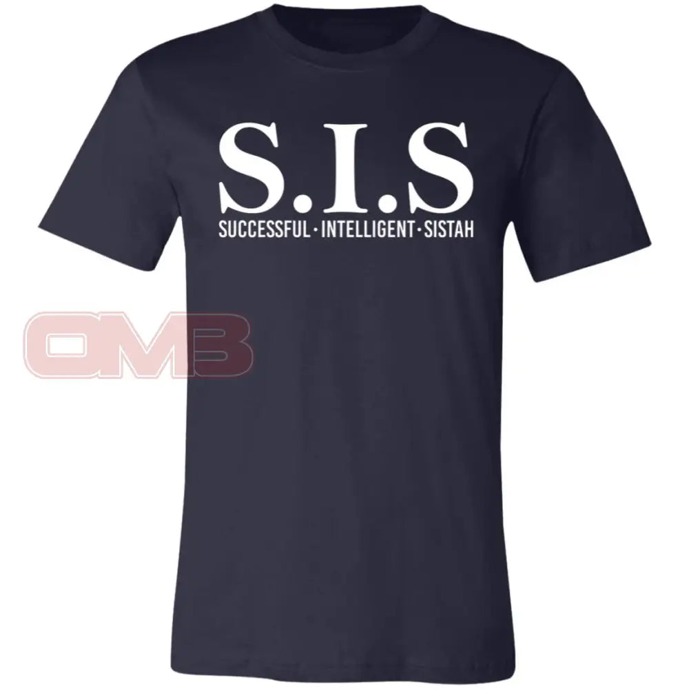 S.i.s - Sucessful Intelligent Sistah (Crew Or V-Neck) Crew Neck / Navy X-Small Apparel