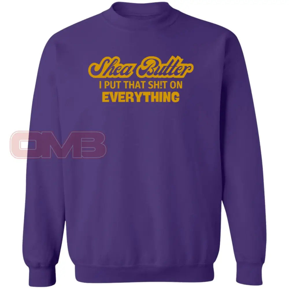 Shea Butter Sweatshirt Purple / S Sweatshirts