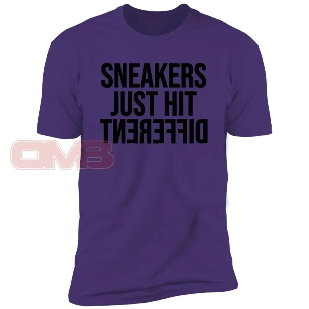 Sneakers Just Hit Different Purple Rush/ / X-Small T-Shirts