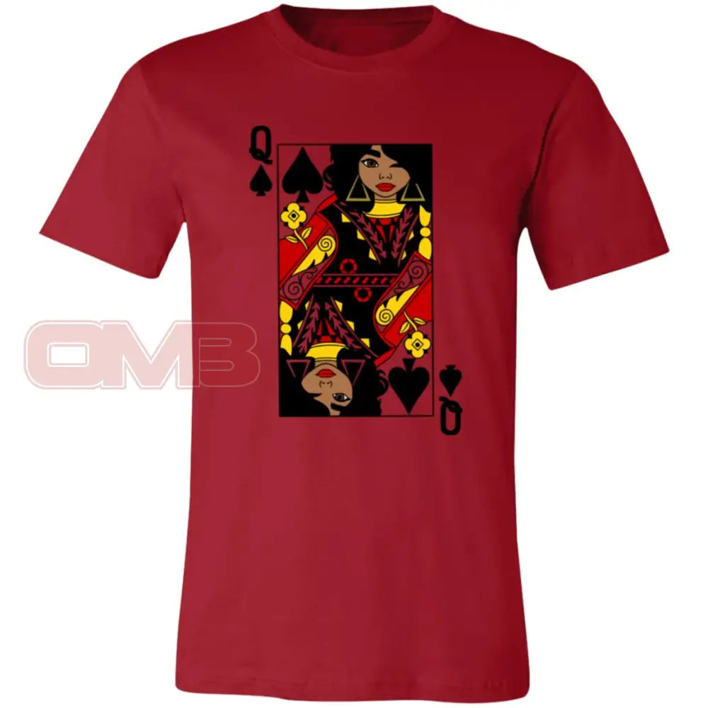 Spades Queen Canvas Red / X-Small T-Shirts