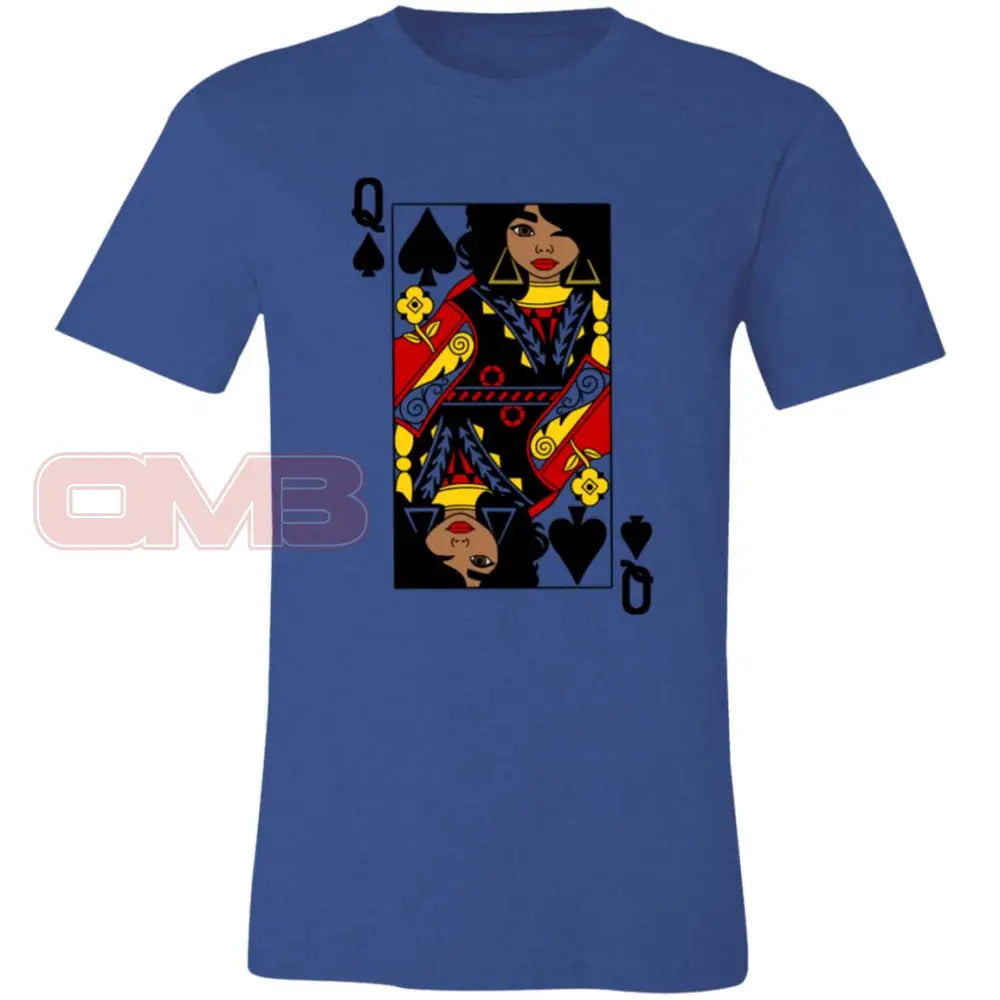 Spades Queen Heather Royal / X-Small T-Shirts