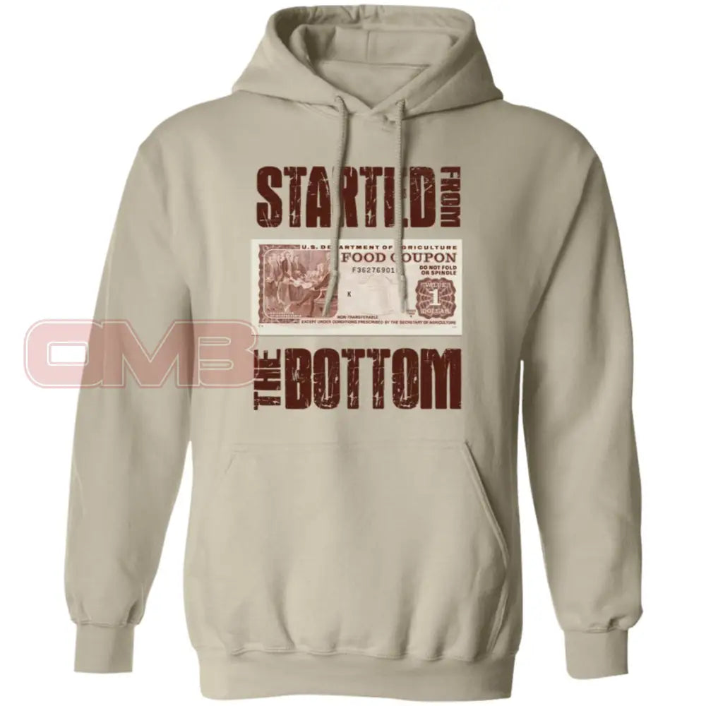 Started From The Bottom Hoodie Sand / S Sweatshirts